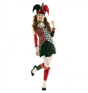 Kostüm Sie sich als Venezianischer HarlekinKostüm für Damen-Frau für Spaß und Vergnügungen