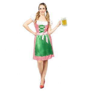 Tiroler Oktoberfest Bierfest Kostüm für Damen