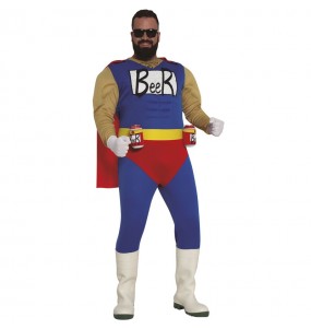 Superheld des Bieres Erwachseneverkleidung für einen Faschingsabend