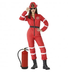 Kostüm Sie sich als Chef Feuerwehrfrau Kostüm für Damen-Frau für Spaß und Vergnügungen