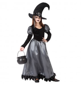 Verkleiden Sie die Verzauberte HexeMädchen für eine Halloween-Party