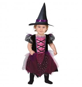 Halloween Kleine Hexe Verkleidung für Babies mit dem Wunsch, Terror zu verbreiten