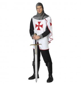 Mittelalterlicher Tempelritter Kostüm für Männer