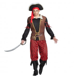 Piratenkapitän Erwachseneverkleidung für einen Faschingsabend