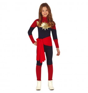 Captain Marvel Mädchenverkleidung, die sie am meisten mögen