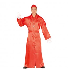 Roter Kardinal Erwachseneverkleidung für einen Faschingsabend