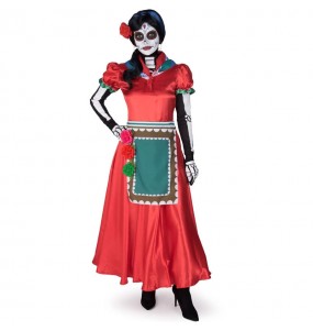 Catrina Rosabella Kostüm Frau für Halloween Nacht
