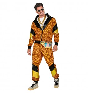 Trainingsanzug mit Leopardenmuster Kostüm für Herren