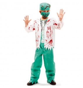 Skelett Chirurg Kostüm für Jungen