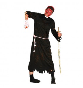 Verkleidung Zombie Blutig PriesterErwachsene für einen Halloween-Abend