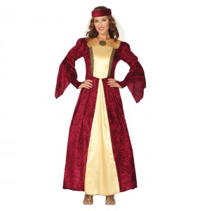 Kostüm Sie sich als Elegante mittelalterliche DameKostüm für Damen-Frau für Spaß und Vergnügungen