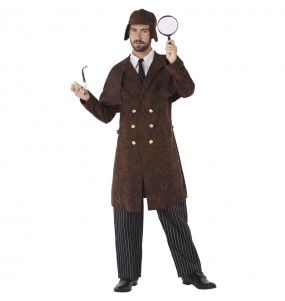 Detektiv Sherlock Holmes Erwachseneverkleidung für einen Faschingsabend