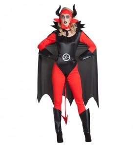 Teufelin Luzifer Kostüm Frau für Halloween Nacht