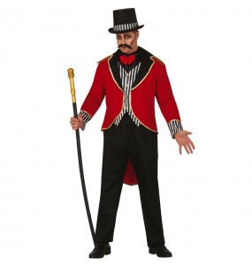 Verkleidung Direktor des Zirkus-Terrors Erwachsene für einen Halloween-Abend