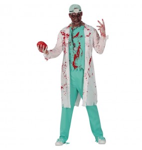 Verkleidung Doktor Zombie Erwachsene für einen Halloween-Abend