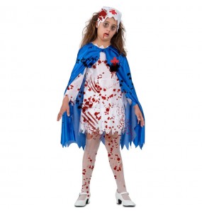 Zombie-Arzt Kostüm für Mädchen