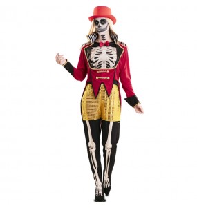 Skelett Dompteur Kostüm für Frauen
