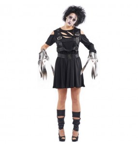 Edward mit den Scherenhänden Kostüm Frau für Halloween Nacht