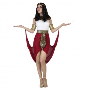 Kostüm Sie sich als Rote Ägyptische Königin Kostüm für Damen-Frau für Spaß und Vergnügungen