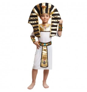 Weißes Ägypter Kostüm für Jungen