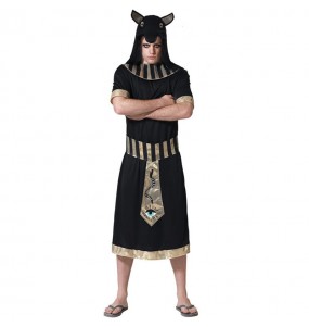 Schwarzer Ägyptischer Pharao Kostüm für Herren