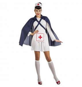 Kostüm Sie sich als Krankenschwester mit Umhang Kostüm für Damen-Frau für Spaß und Vergnügungen