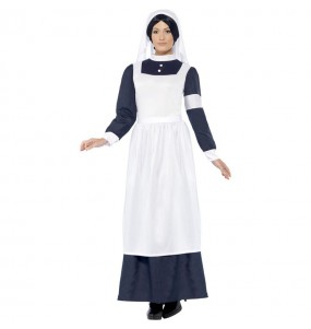 Krankenschwester Zweiter Weltkrieg Kostüm für Damen
