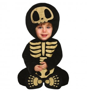Skull Skelett Verkleidung für Babies mit dem Wunsch, Terror zu verbreiten