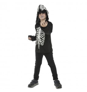 Skelett Schädel Kinderverkleidung für eine Halloween-Party