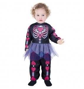 Skelett mit Rock Kostüm für Babys