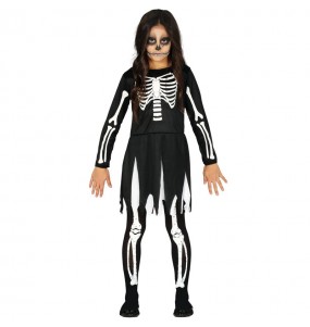 Skelett der Finsternis Kostüm für Mädchen