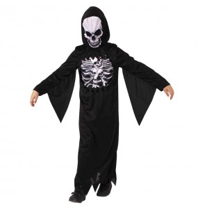 Geheimnisvolles Skelett Kinderverkleidung für eine Halloween-Party