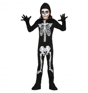 Günstig Skelett Kinderverkleidung für eine Halloween-Party
