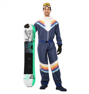 Skifahrer Snowboarder Kostüm für Herren