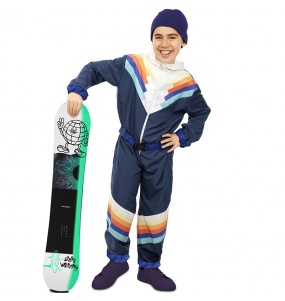 Skifahrer Snowboarder Kostüm für Jungen