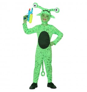 Grünes Alien Kinderverkleidung, die sie am meisten mögen
