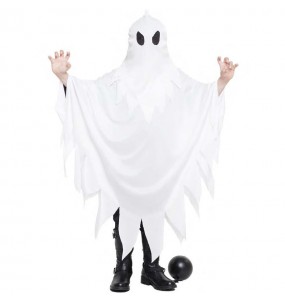 Weißer Geist Kostüm für Kinder