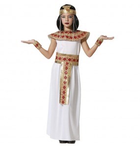 Pharao weiß und gold Kostüm für Mädchen