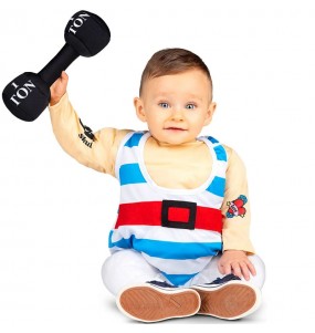 Zirkus Gewichtheber Kostüm für Babys