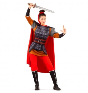 Mulan Kriegerin Kostüm für Frauen