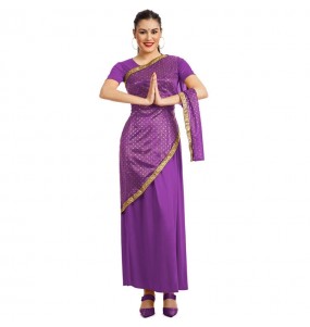 Hindu Bollywood lila Kostüm für Damen