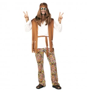 Günstiger Hippie Kostüm für Herren