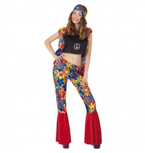 Hippie Flower Kostüm für Damen