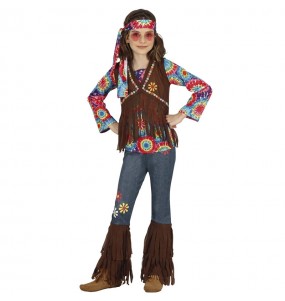 Hippie-Woodstock Kostüm für Mädchen