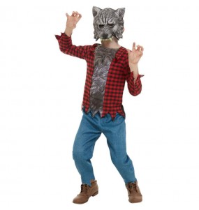 Haariges Werwolf Kinderverkleidung für eine Halloween-Party