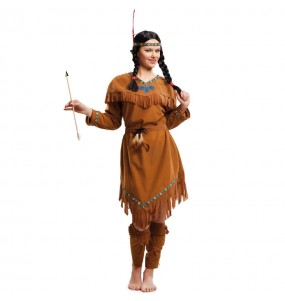 Kostüm Sie sich als Indianer Kostüm für Damen-Frau für Spaß und Vergnügungen