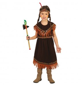 Apachen-Indianerin Kostüm für Mädchen