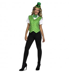 Kostüm Sie sich als Irischer Heiliger Patrick Kostüm für Damen-Frau für Spaß und Vergnügungen