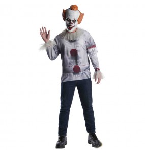 Verkleidung ES Pennywise Clown Erwachsene für einen Halloween-Abend