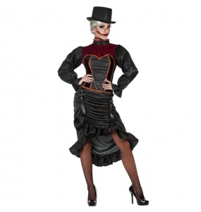 Jack the Ripper Kostüm Frau für Halloween Nacht